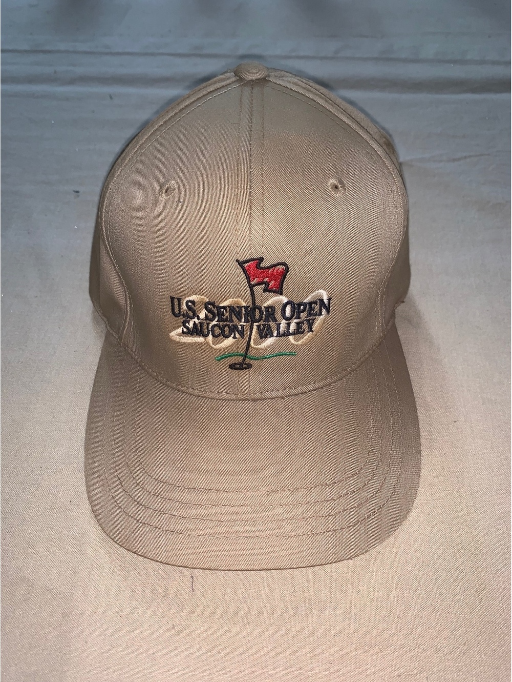 Vintage Beige Saucon Valley 2000 U.S. Senior Open cap